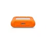 LaCie Disque Dur Externe Rugged Mini LAC9000298 - 2 To - Résistant aux chocs - USB 3.2 Gen 1 - 5400 tr/min - Orange/Argent