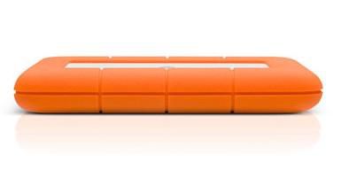 LaCie Disque dur externe portable Rugged Mini 4 To USB 3.0 résistant aux chocs, à l'eau et aux pressions (1 tonne)