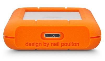 LaCie Disque dur externe portable Rugged Mini 4 To USB 3.0 résistant aux chocs, à l'eau et aux pressions (1 tonne)