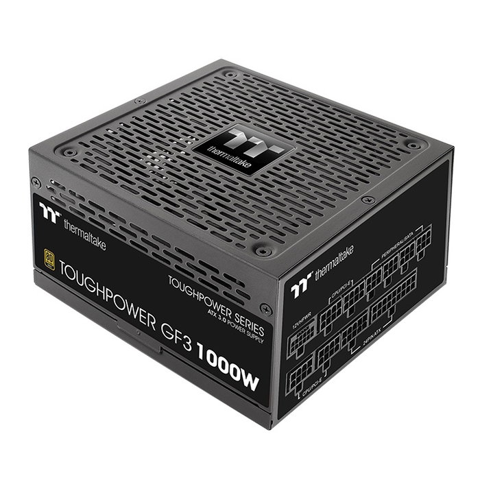 Thermaltake Toughpower GF3 1000W 80 PLUS Gold Alimentation PC ATX 3.0 PCIe 5.0 Modulaire Noir