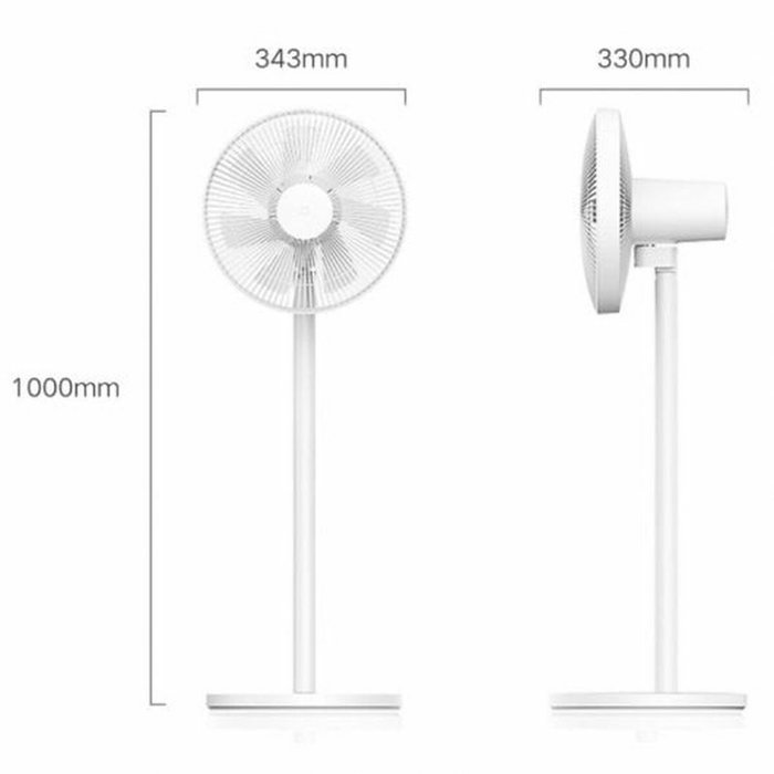 Ventilateur sur Pied Xiaomi MI SMART STANDING FAN 2 LITE Blanc