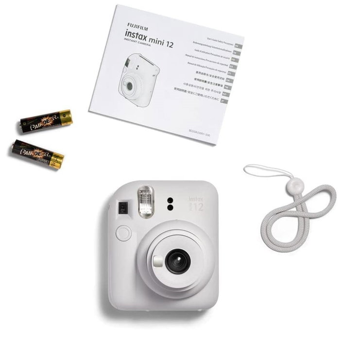 Fujifilm Instax Mini 12 Appareil Photo Instantané Bleu Pastel 16806121 Flash Intégré Selfies