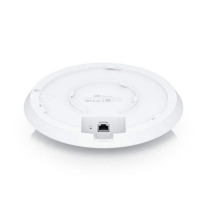 Ubiquiti Point d'accès WiFi 6E plafonnier Triple Bande (2.4/5/6 GHz) avec PoE+, débit 10.2 Gbps, 1 port 2.5GbE