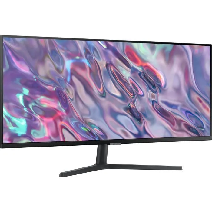 Samsung LS34C500GAUXEN - Ecran PC incurvé 34 pouces 21:9, Résolution UWQHD 3440x1440, 100 Hz, Dalle VA, Temps de réponse 5 ms, HDMI