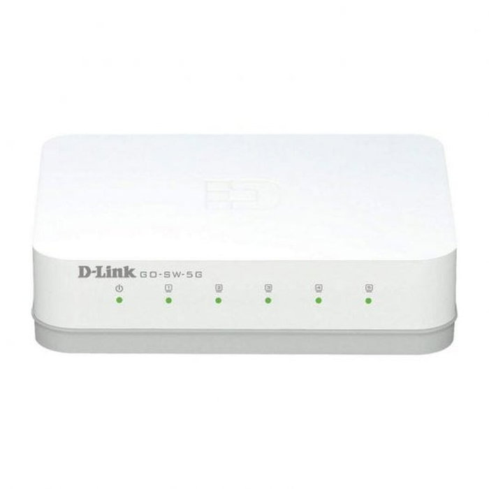 Switch D-Link GO-SW-5G Blanc Noir RJ45 Ethernet LAN RJ45 x 5