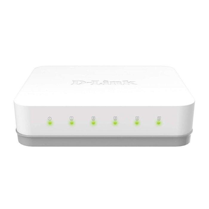 Switch D-Link GO-SW-5G Blanc Noir RJ45 Ethernet LAN RJ45 x 5