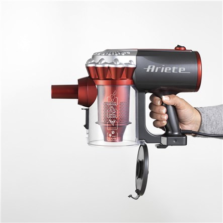 Ariete 2761 - Balai aspirateur électrique 2 en 1 avec câble et technologie cyclonique pour sols, tapis et surfaces difficiles