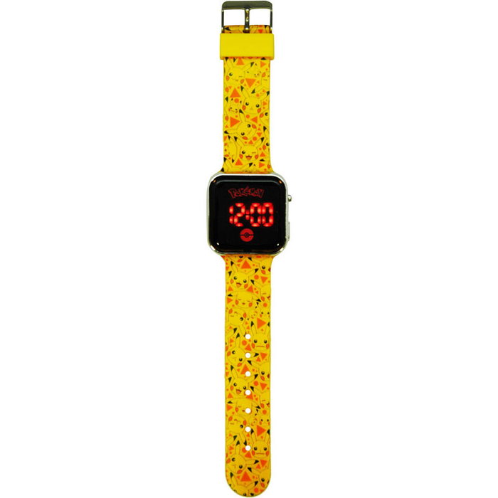 KIDS LICENSING Montre à LED Pikachu Pokemon pour enfant, montre décorative avec affichage numérique