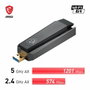 MSI GUAX18 Adaptateur WiFi 6 USB AX1800