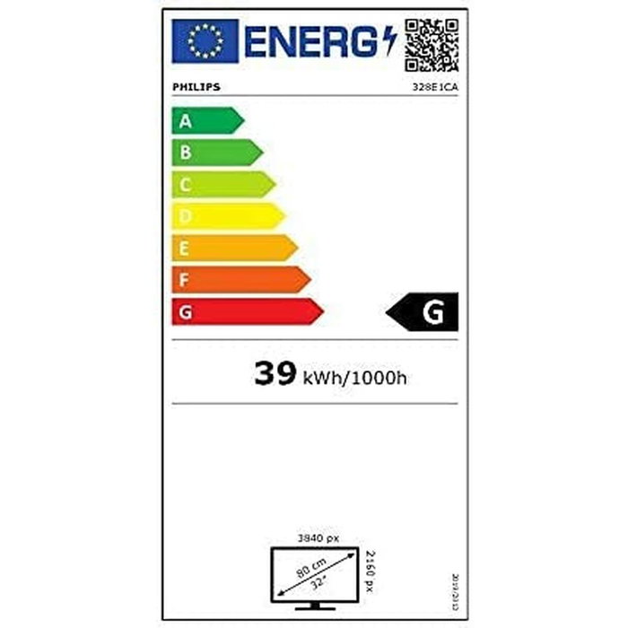 Écran Philips 328E1CA/00 32" LED VA LCD Flicker free 50-60 Hz Écran Philips 328E1CA/00 32" LED VA LCD Flicker free 50-60 Hz