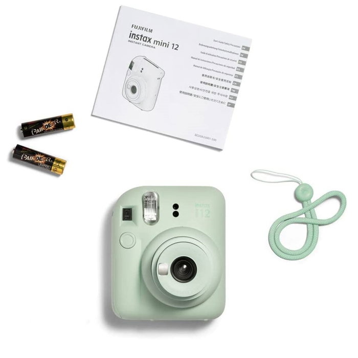 Fujifilm Instax Mini 12 16806119 Appareil Photo Instantané Bleu Pastel avec Flash Auto et Mode Selfie Fujifilm Instax Mini 12 16806119 Appareil Photo Instantané Bleu Pastel avec Flash Auto et Mode Selfie