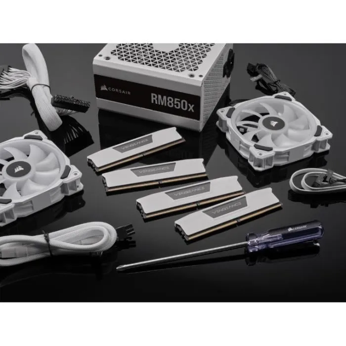 Corsair Revenge DDR5 32GB (2x16GB) DIMM 5200 MHz 1.25V Blanc CMK32GX5M2B5200C40W Corsair Revenge DDR5 32GB (2x16GB) DIMM 5200 MHz 1.25V Blanc CMK32GX5M2B5200C40W