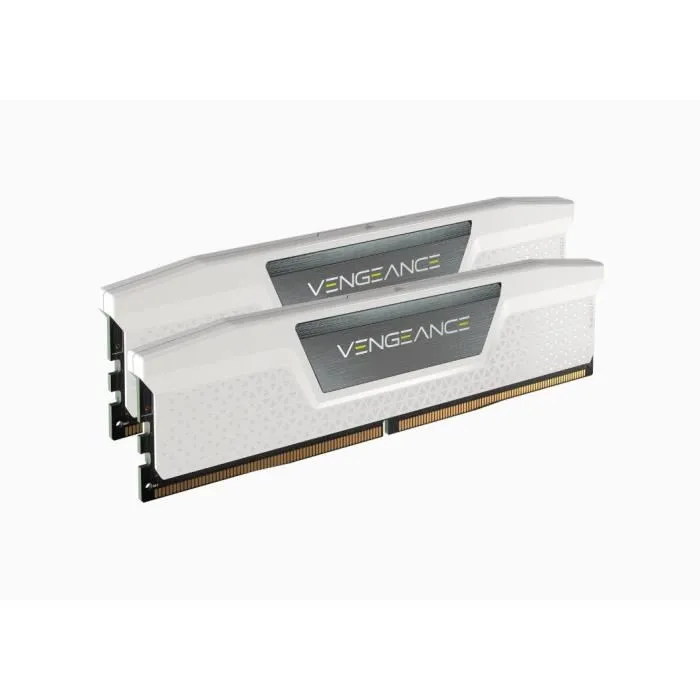 Corsair Revenge DDR5 32GB (2x16GB) DIMM 5200 MHz 1.25V Blanc CMK32GX5M2B5200C40W Corsair Revenge DDR5 32GB (2x16GB) DIMM 5200 MHz 1.25V Blanc CMK32GX5M2B5200C40W
