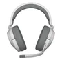Corsair HS55 WIRELESS - Casque gaming sans fil blanc - Son surround Dolby Audio 7.1 - Connexion 2,4 GHz