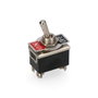 Edm Interrupteur bipolaire à levier métallique 10A 250V dimensions 34x23,75x27,5mm