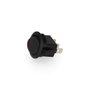 Edm Interrupteur à bascule 6,5A 250V avec voyant lumineux noir Ø23mm - Type Polipropilène