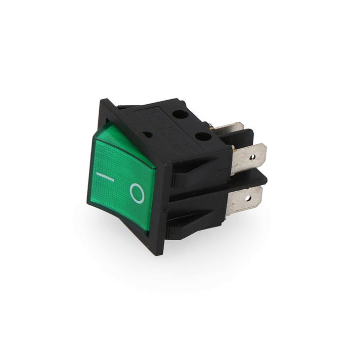 Edm Interruptor bipolar 15a 250v verde Edm Interruptor bipolar 15a 250v verde