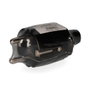 Edm Fiche mâle en caoutchouc 10/16A 250V IP44 4,8mm noire