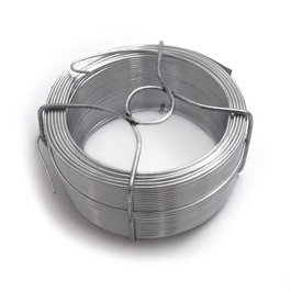 Filgraf Fil de fer galvanisé N°10, acier argenté 410 g, 1,5 mm x 30 m
