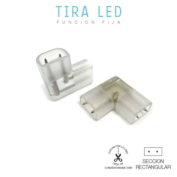 Edm Connecteur d'angle 90° pour ruban LED Edm Connecteur d'angle 90° pour ruban LED