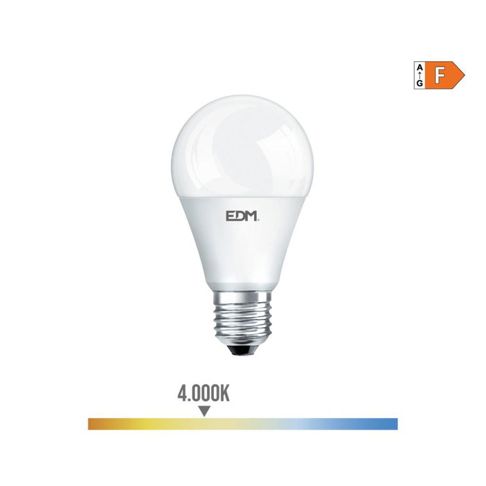 Edm Ampoule LED Standard E27 10W 932lm 4000K Luz día Edm Ampoule LED Standard E27 10W 932lm 4000K Luz día