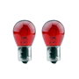 Benson Set de 2 ampoules de voiture halogènes 12V 21W BAU 15S ambre