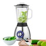 Edm Batteur mixeur verre 550 W 1,5 L inox chromé noir
