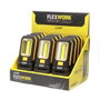 Edm Lampe torche LED XL Flex Work 150 lm + 3 mini LED 7 lm, avec crochet et aimant, 3 piles AAA incluses, IP20