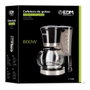Edm Cafetière goutte à goutte 12 tasses 800 W Noir