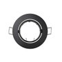 Edm Anneau halogène métallique oscillant noir mat ø8,4cm