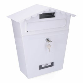 Edm Boîte aux lettres Classic blanc 295 x 105 x 355 mm