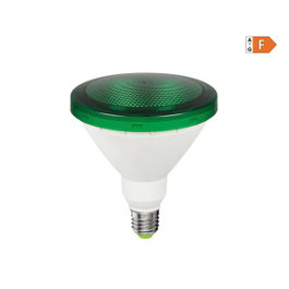 Edm Ampoule LED PAR38 verte E27 15W 1510lm