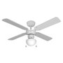 Ventilateur de Plafond avec Lumière EDM 33800 Caribe Blanc 50 W