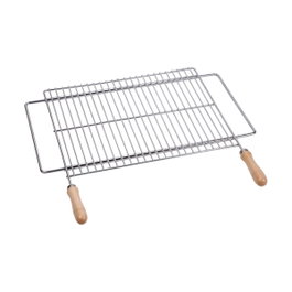 Sauvic Grille de barbecue extensible en acier zincé 72-82 x 40 cm