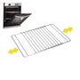 Sauvic Grille de four chromée extensible 38.5 à 55 x 31.5 cm acier inoxydable