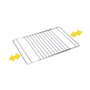 Sauvic Grille de four chromée extensible 38.5 à 55 x 31.5 cm acier inoxydable