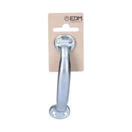 Edm Tirador de porte en tôle métallique pliée, 115 mm, chromé