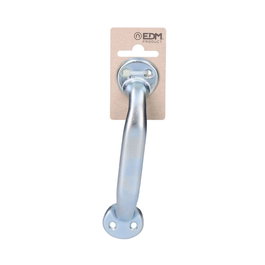 Edm Poignée de porte en tôle métallique pliée chromée 155 mm