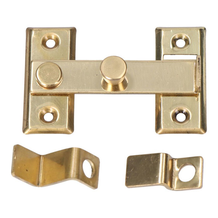 Heurtoir de porte EDM 85078 Laiton poli 8 cm Réversible Heurtoir de porte EDM 85078 Laiton poli 8 cm Réversible