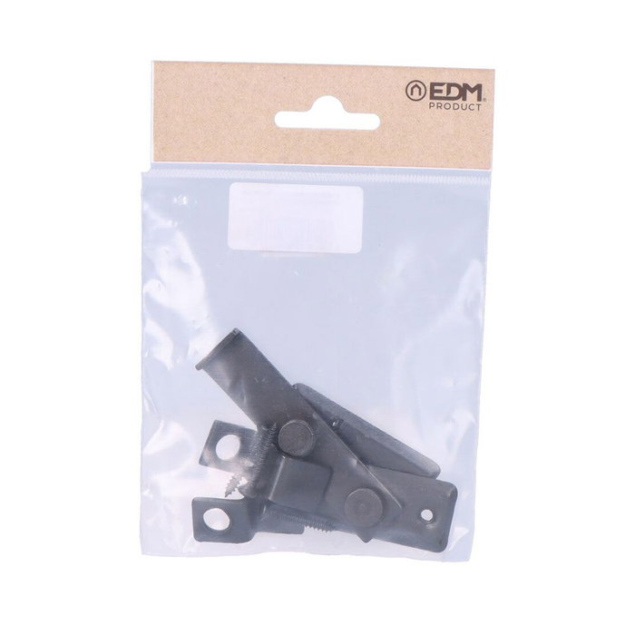 Heurtoir de porte EDM 85080 Acier zingage 8 cm Réversible Heurtoir de porte EDM 85080 Acier zingage 8 cm Réversible
