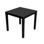 Ipae Progarden Mesa Bali carrée anthracite pour extérieur 78 x 78 x 72 cm