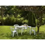 Table d'appoint IPAE Progarden 08330100 Blanc Résine (72 x 137 x 85 cm )