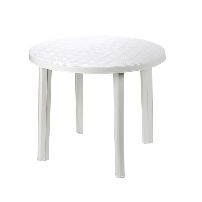 Ipae Progarden Table ronde Tondo blanc ø90 x 72 cm Ipae Progarden Table ronde Tondo blanc ø90 x 72 cm