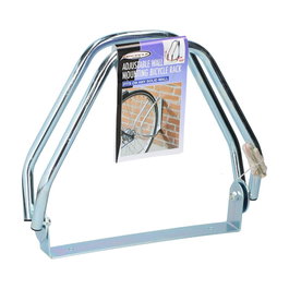 Bicycle Gear Support pour 1 vélo ajustable 280x90x320 mm Acier chromé Fixation au sol Parking