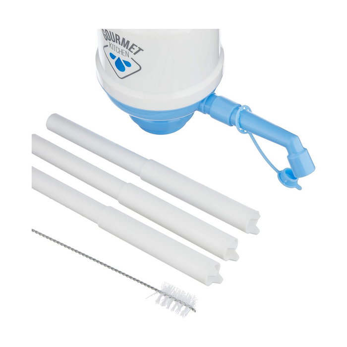 Distributeur d'eau Gourmet Kitchen Bleu Bleu/Blanc polypropylène Manuel Distributeur d'eau Gourmet Kitchen Bleu Bleu/Blanc polypropylène Manuel