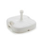 Ipae Progarden Base de parasol 18 L blanc 44 x 44 x 12 cm polypropylène