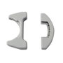 EDM Product Pieds pour Radiateur 07125 Gris