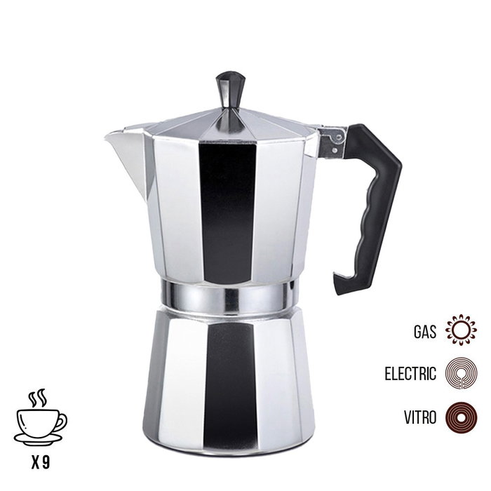 EDM Product Cafetière Italienne Aluminium 9 Tasses