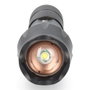 Edm Lampe torche LED Tactical Force zoom aluminium 3W 140lm 3 piles AAA incluses noir