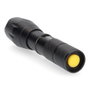 Edm Lampe torche LED Tactical Force zoom aluminium 3W 140lm 3 piles AAA incluses noir